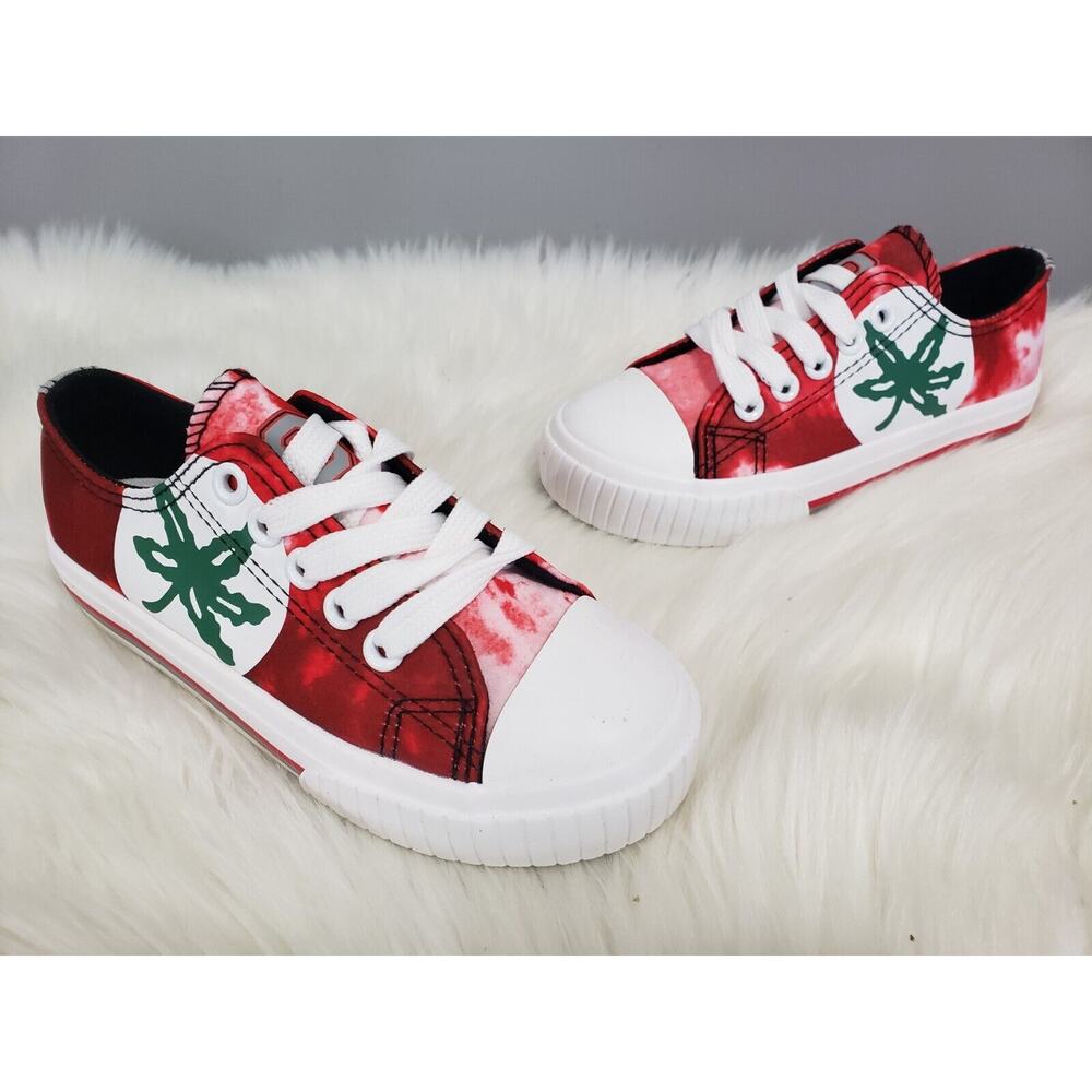 NEW Ohio State Buckeyes FOCO Youth Sneakers Shoes Size 11 / 12 -‎ Kids Boy Girl